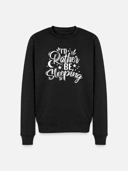 Je préfère dormir fatigué - Pull Premium bio Homme - noir