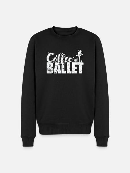 Coffee and Ballet - Men's Premium Organic Jumper - black
