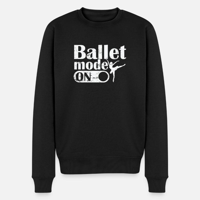 Ballet Mode on - Men's Premium Organic Jumper - black