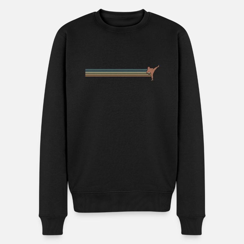 Entraînement d’arts martiaux de karaté - Pull Premium bio Homme - noir