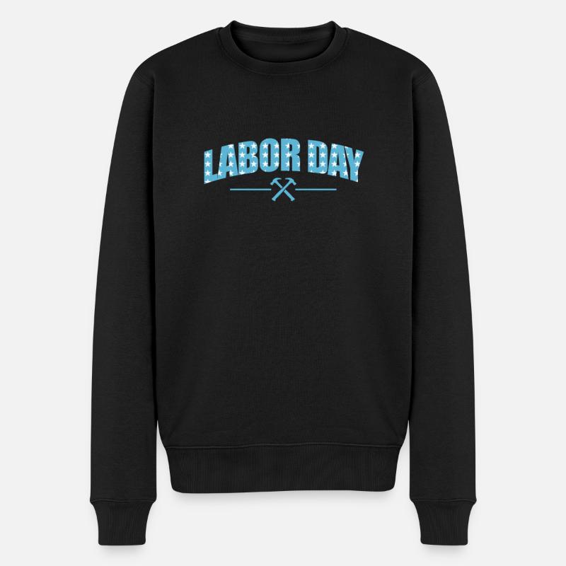 Fête du Travail aux États-Unis - Pull Premium bio Homme - noir