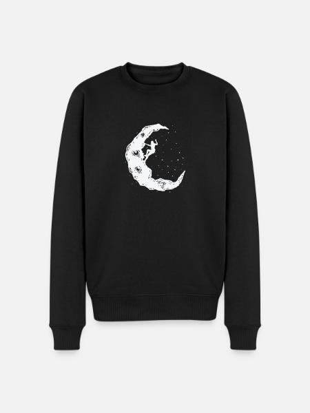 Half Moon Bouldering - Men's Premium Organic Jumper - black