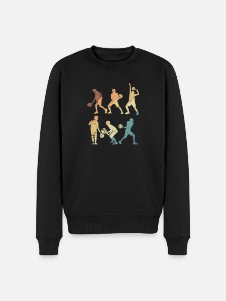 Divers joueurs de padel - Pull Premium bio Homme - noir