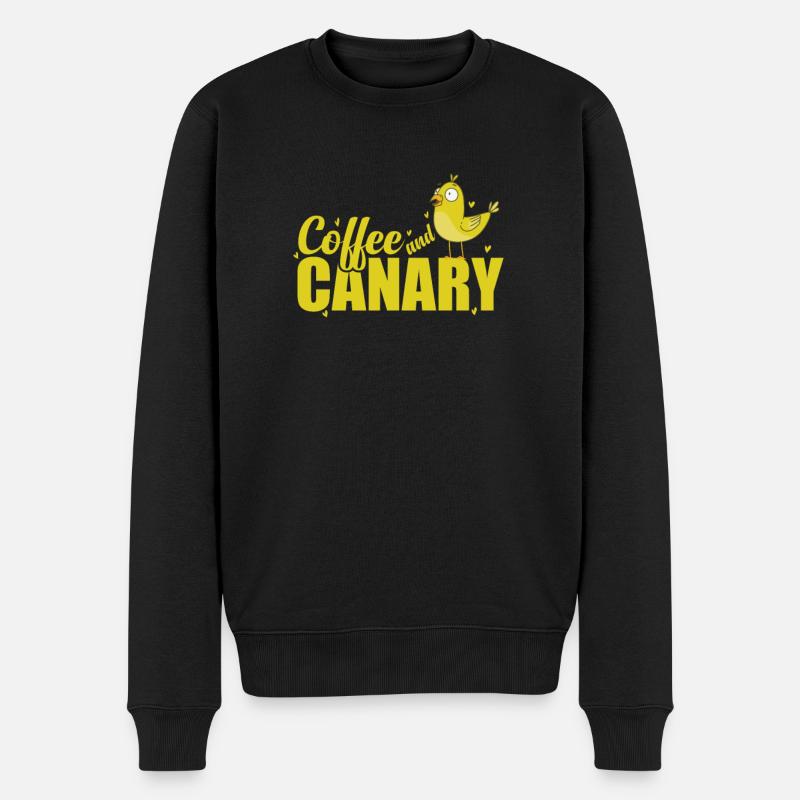 Café et Canari - Pull Premium bio Homme - noir