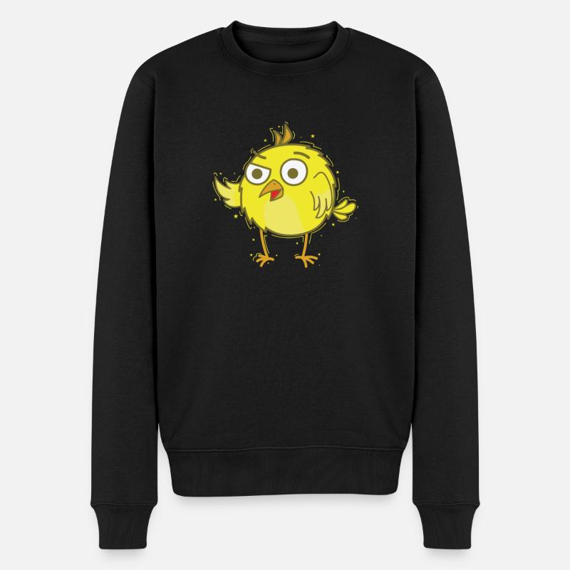 canari jaune - Pull Premium bio Homme - noir