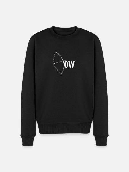 Bogenschießen Bow - Männer Premium Bio Pullover - Schwarz