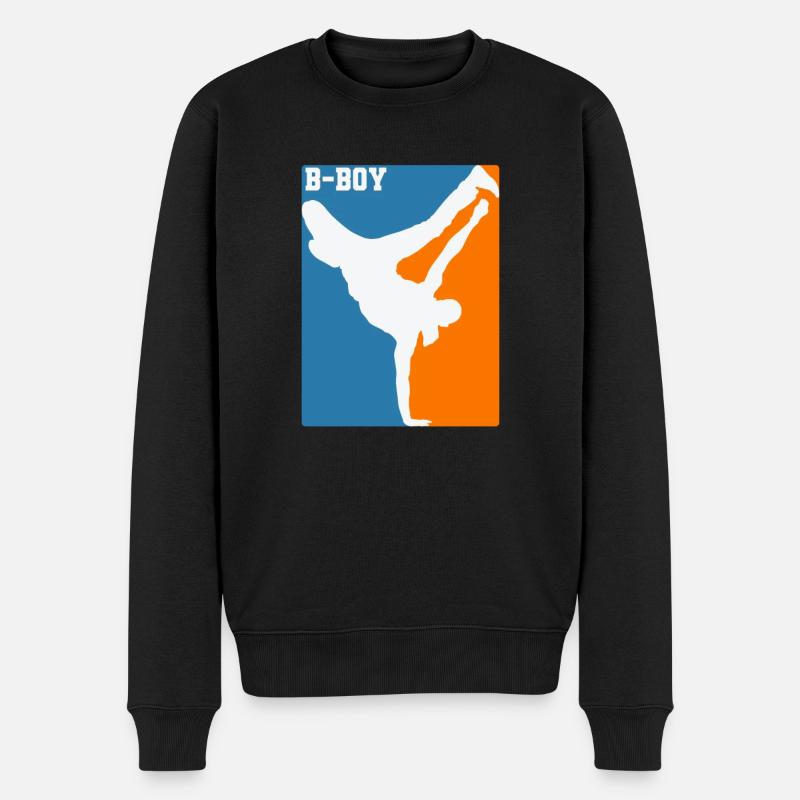 Breakdance, B-Boy, Hip-Hop et Funk - Pull Premium bio Homme - noir