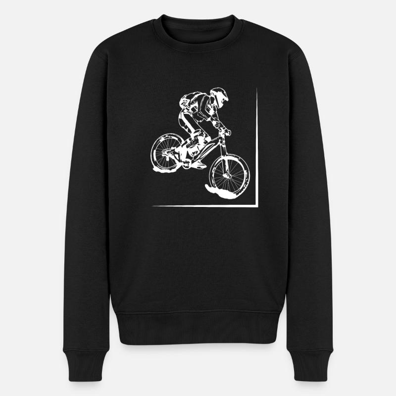 Cyclisme tout-terrain - Pull Premium bio Homme - noir
