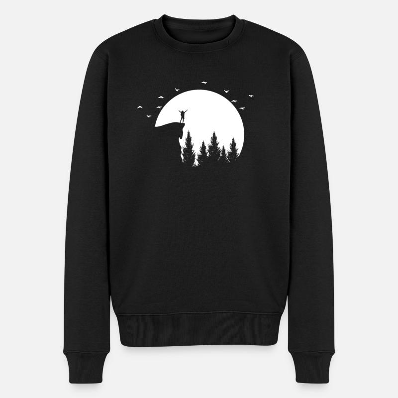 Randonnée dans la nature - Pull Premium bio Homme - noir