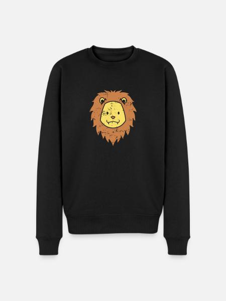 Africa Lion Predator King - Men's Premium Organic Jumper - black