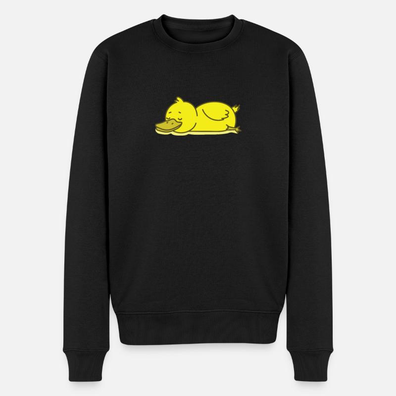 canard endormi - Pull Premium bio Homme - noir
