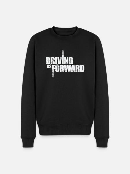 Driving Us Forward - Men's Premium Organic Jumper - black