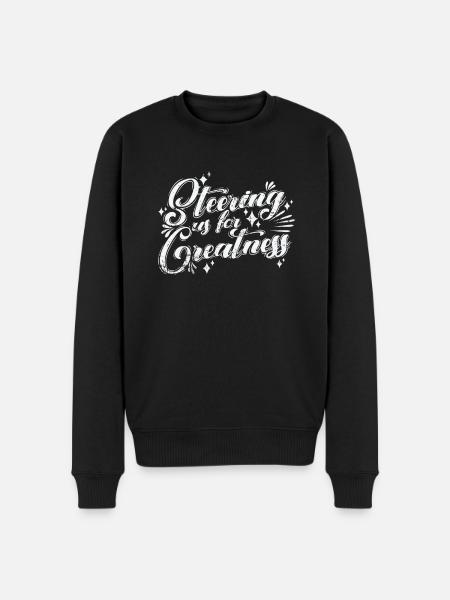 Steering Us to Greatness - Men's Premium Organic Jumper - black