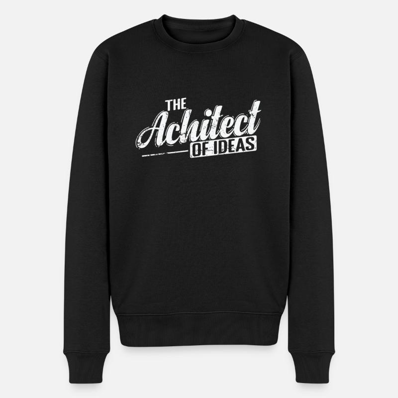 L’architecte des idées - Pull Premium bio Homme - noir