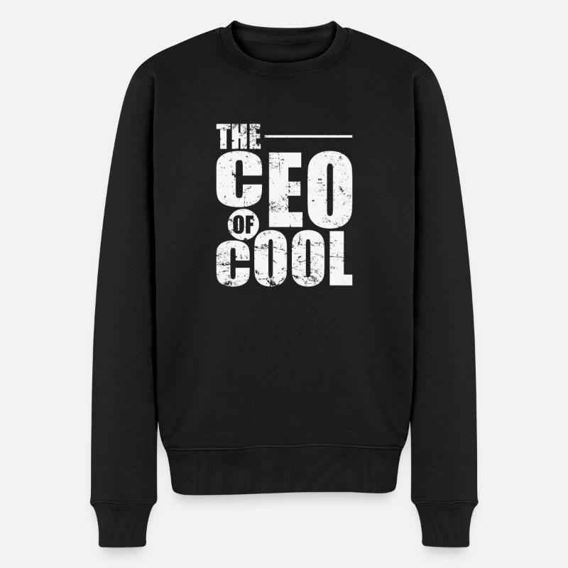 Le PDG de Cool - Pull Premium bio Homme - noir