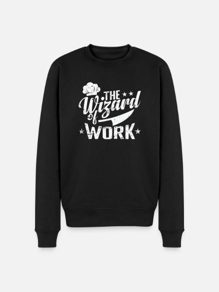The Wizard of Work - Men's Premium Organic Jumper - black