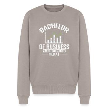 Baccalauréat en administration des affaires (B.A.A.) - Pull Premium bio Homme - taupe - Devant - Nico (187cm)