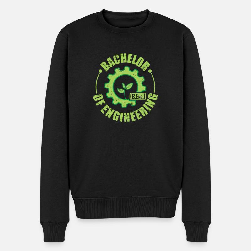 Baccalauréat en ingénierie Ingenieurtechnik - Pull Premium bio Homme - noir