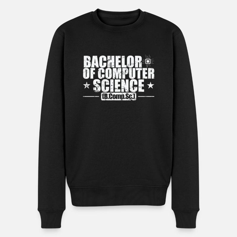 Licence en informatique - Pull Premium bio Homme - noir