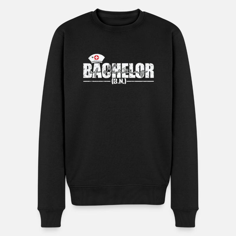 Baccalauréat en sciences infirmières - Pull Premium bio Homme - noir
