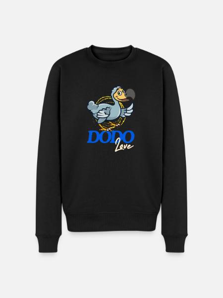 friendly Dodo Love - Men's Premium Organic Jumper - black