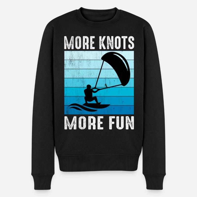 Kitesurfing Kitesurf Kiteboarding Kiteboarder - Pull Premium bio Homme - noir