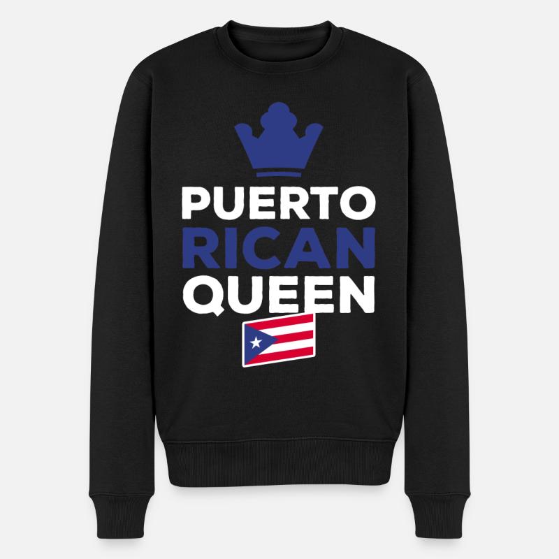 Porto Rico - Pull Premium bio Homme - noir