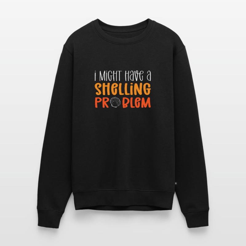 The shell problem. Beachcombing Shell Collecting Men's Premium Organic Jumper