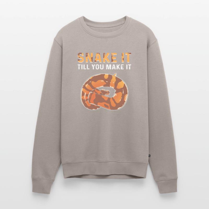 Queue until you make it. Royal Python Men's Premium Organic Jumper