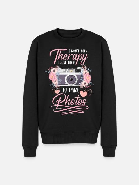 Camera Photographer Fantasy Photoshoot - Men's Premium Organic Jumper - black