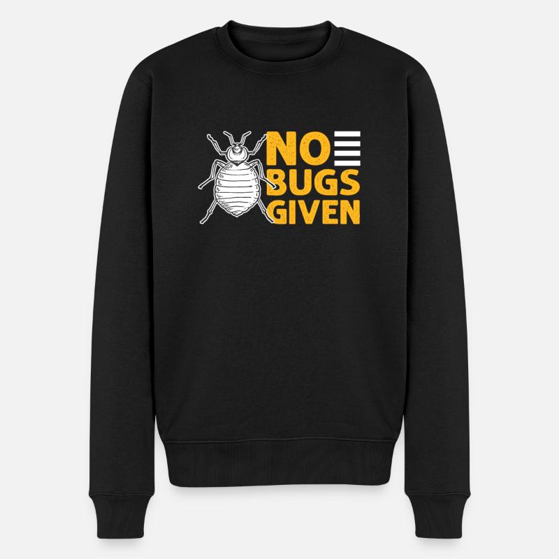 Kein Ungeziefer Gegeben. Schädlingsbekämpfer. - Männer Premium Bio Pullover - Schwarz
