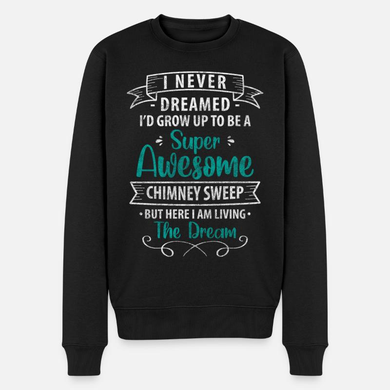 Ramoneur du jour de l’An - Pull Premium bio Homme - noir