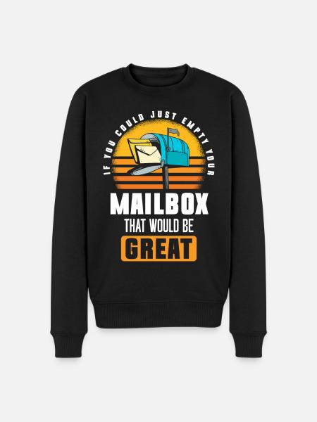 Post Deliverer Parcel Courier Service - Men's Premium Organic Jumper - black