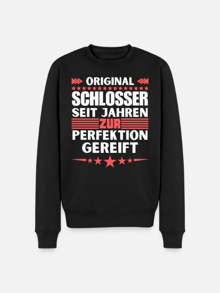 Locksmiths matured to perfection - Men's Premium Organic Jumper - black