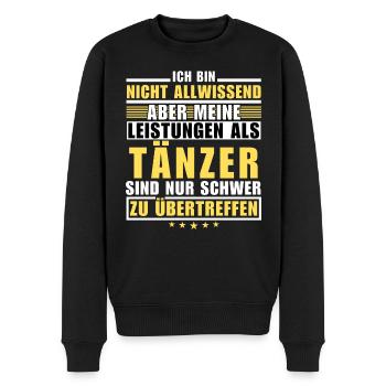 Des performances inégalées en tant que danseuse - Pull Premium bio Homme - noir - Devant - Nico (187cm)