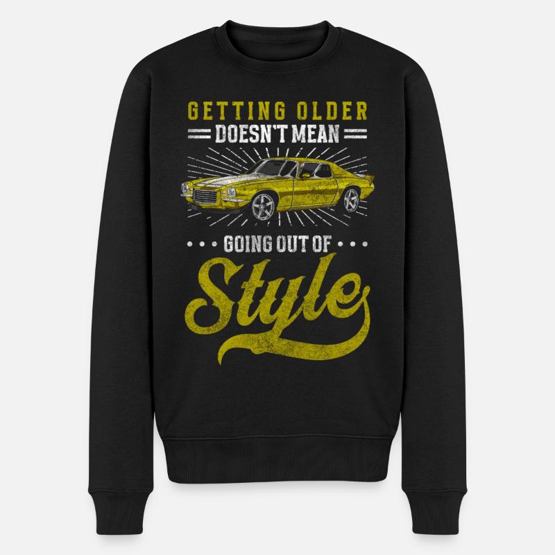 Oldtimer Care Oldschool Legend - Pull Premium bio Homme - noir