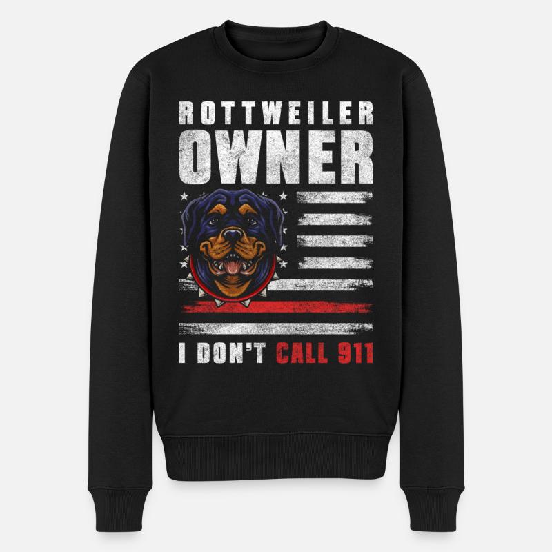 Chien Loyal Master Walk - Pull Premium bio Homme - noir