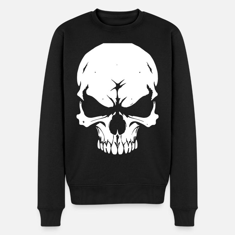 Crâne - Pull Premium bio Homme - noir