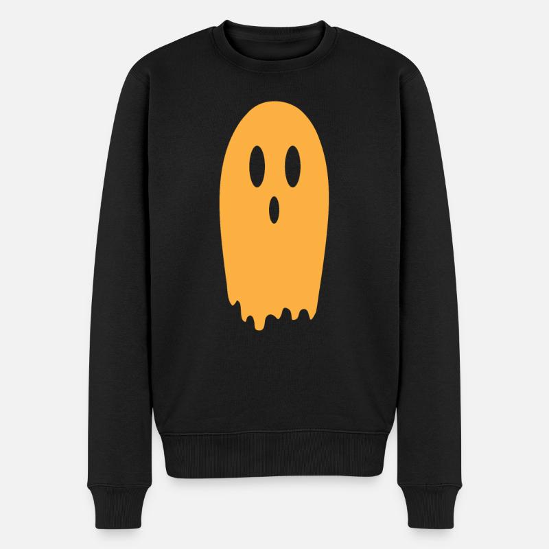 Fantôme d’Halloween - Pull Premium bio Homme - noir