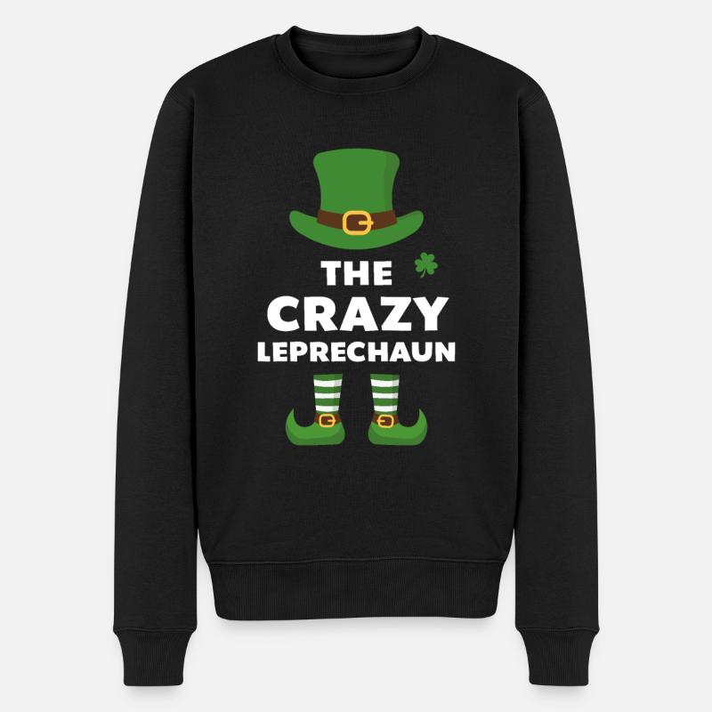 Le Crazy Leprechaun - Pull Premium bio Homme - noir