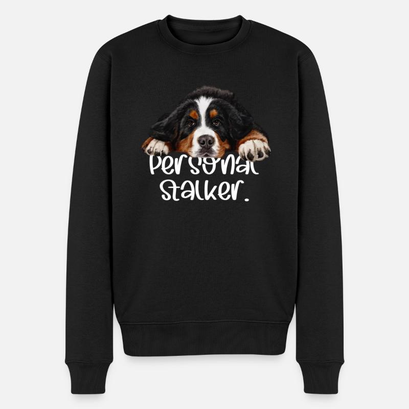 Berner Sennenhund - Männer Premium Bio Pullover - Schwarz
