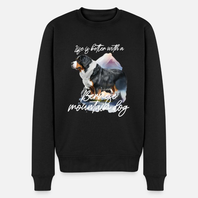 Bouvier bernois - Pull Premium bio Homme - noir