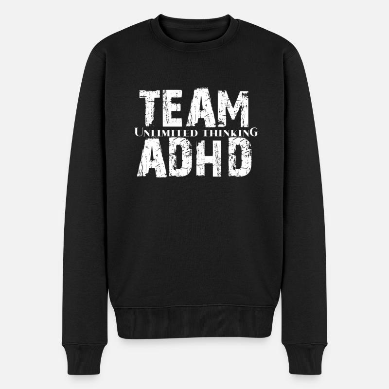 TDAH - Pull Premium bio Homme - noir