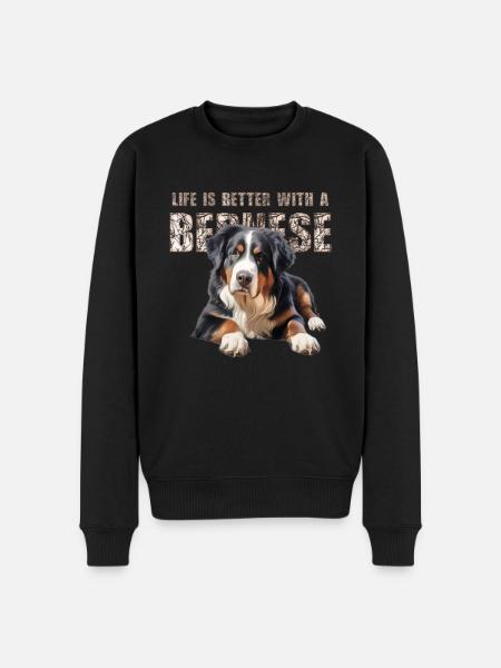Bouvier bernois - Pull Premium bio Homme - noir