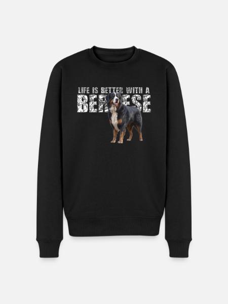 Bouvier bernois - Pull Premium bio Homme - noir