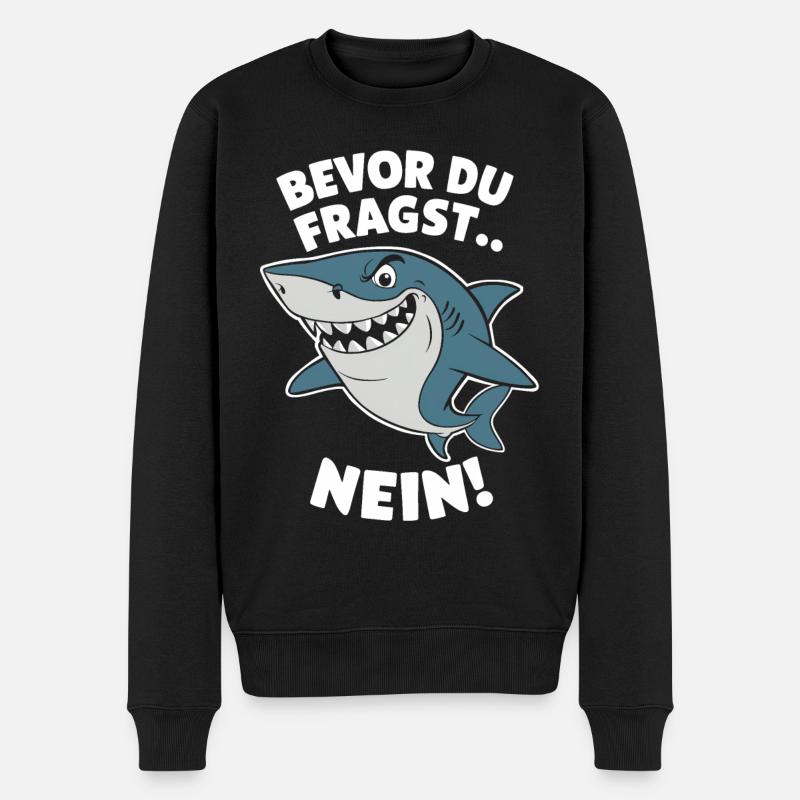 Requin Requin Requins Requin - Pull Premium bio Homme - noir