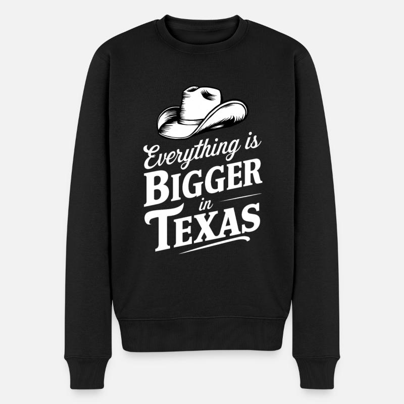 État du Texas Texans Texas - Pull Premium bio Homme - noir