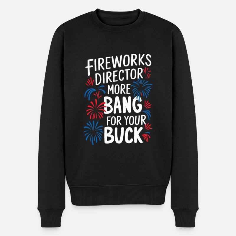 Pyrotechnics Fireworks Pyrotechnics - Men's Premium Organic Jumper - black