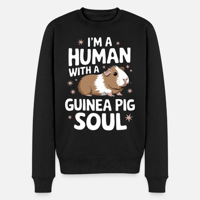 Cobaye - Pull Premium bio Homme - noir