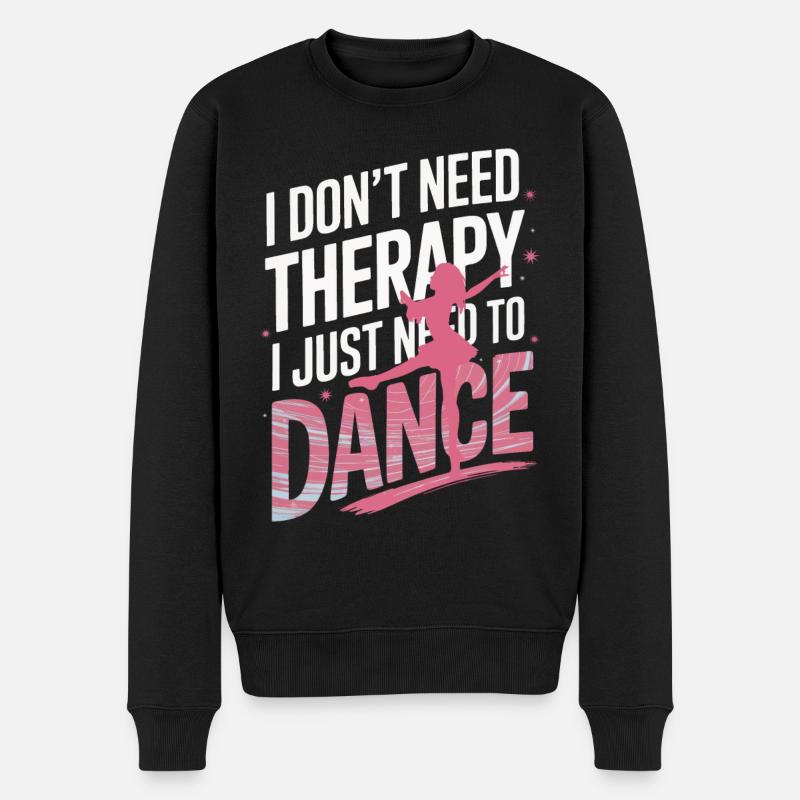 Dancing Dancers Dancing - Men's Premium Organic Jumper - black